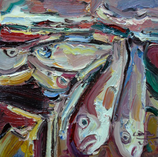 《天容海色》30×30cm 2022年 布面油画