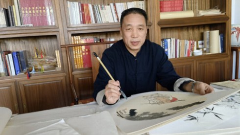 人民画家网推荐中美协会员著名画家：尹江林
