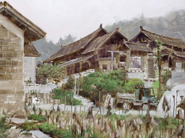 中国美协会员古棕油画作品