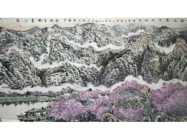 中国美协会员朱铁川山水作品