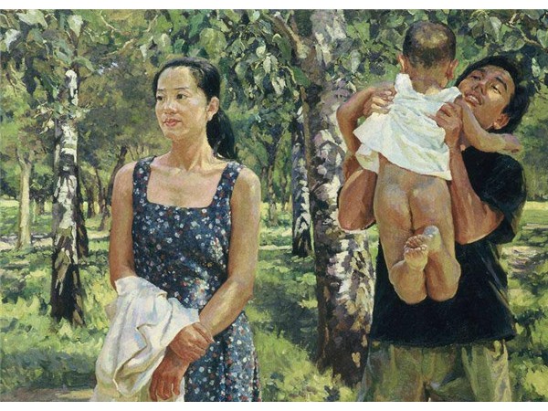 中国美协会员王汉英油画作品