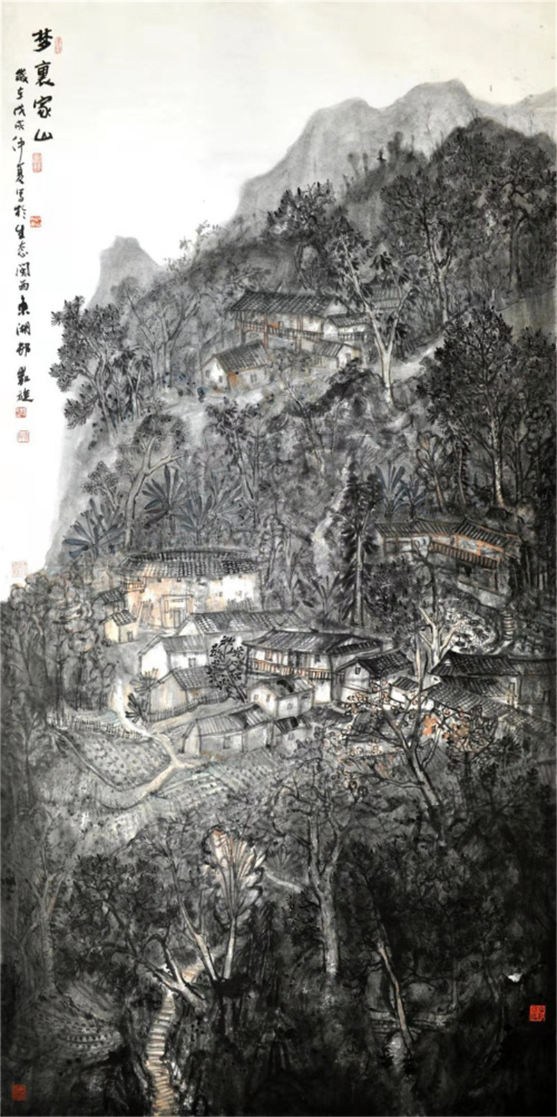 《梦里家山》125×240cm