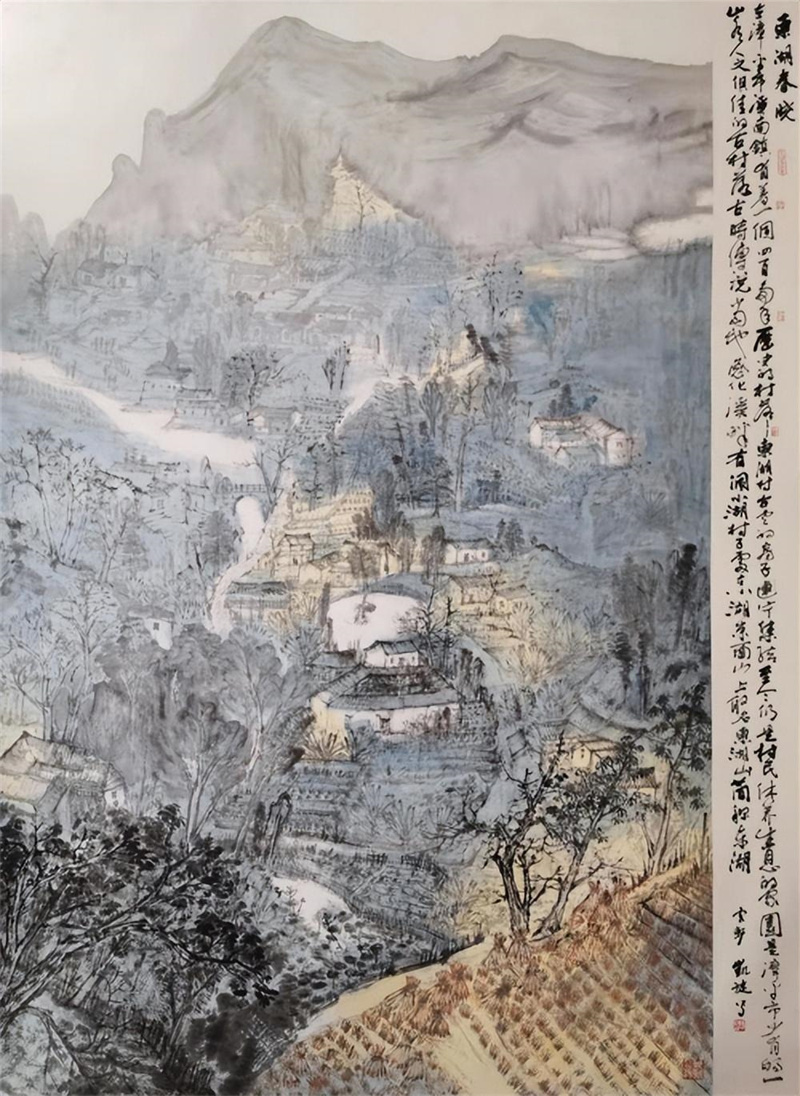 《东湖春晓》186×200cm