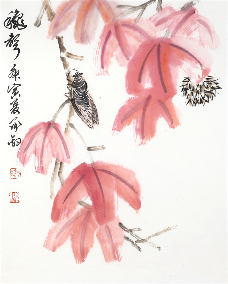 《秋声》68×45cm 2010年作