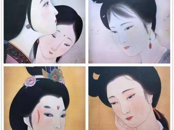 中国美协会员潘絜兹人物画作品