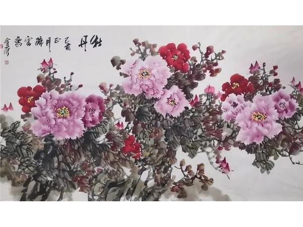 中国美协会员张金荣花鸟作品