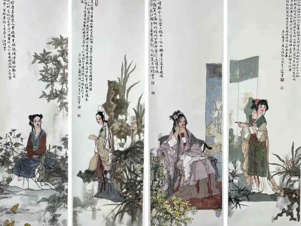 中国美协会员杨沛璋人物画作品