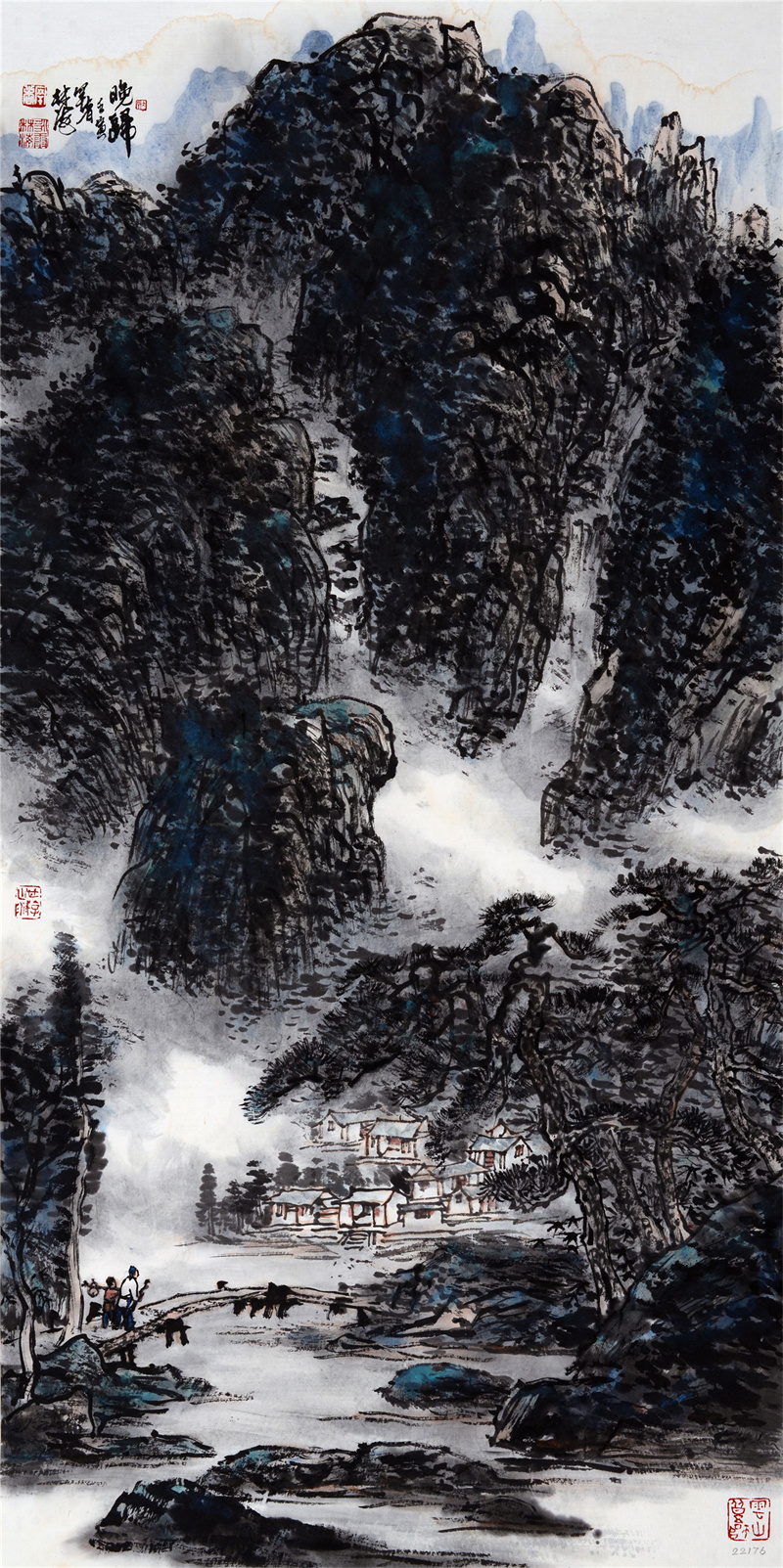 3《晚归》100×49cm