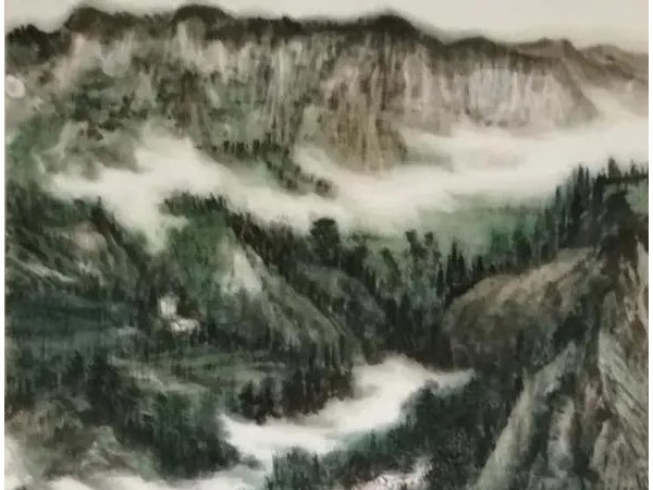 中国美协会员郑惠康山水画作品