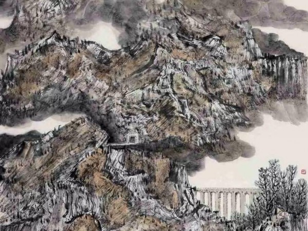 中国美协会员季伟林山水画作品