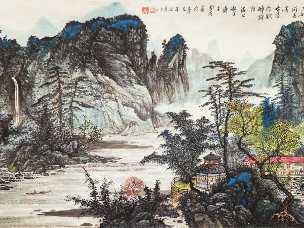 中国美协会员周菁山水画作品