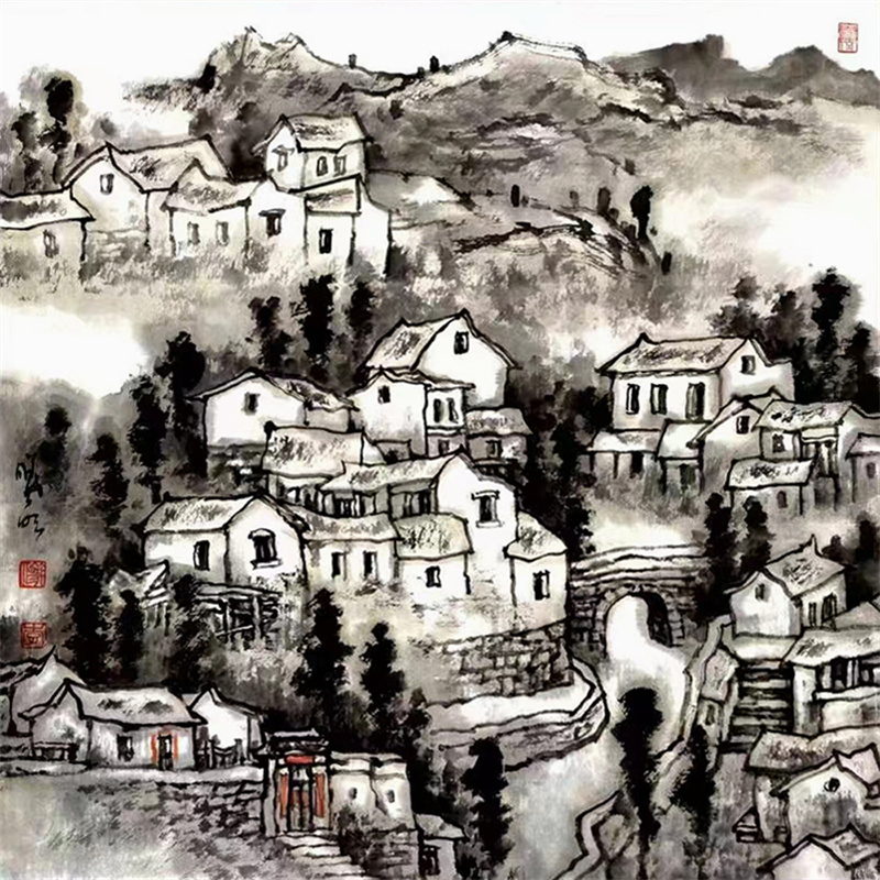 16《山乡晓呜》