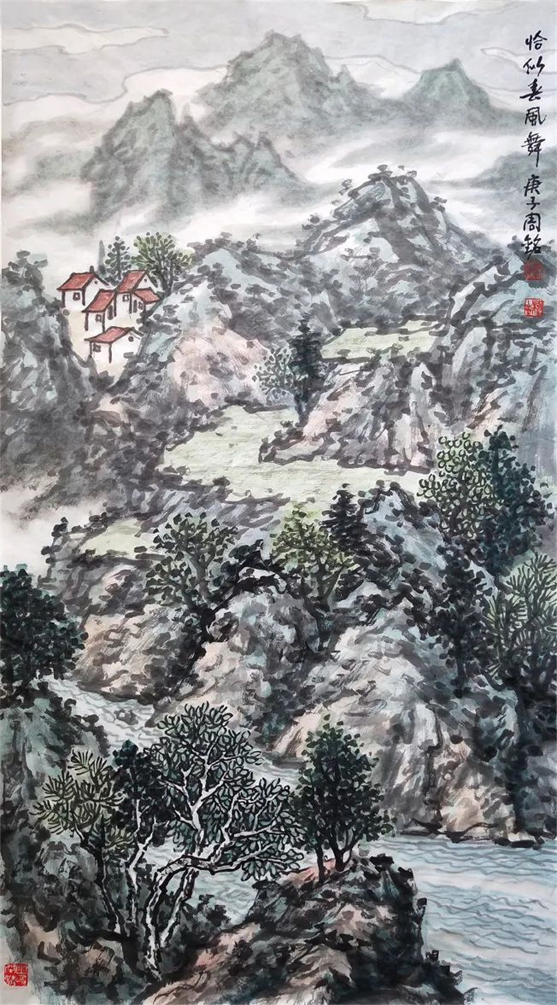 《恰似春风舞》90cm×48cm