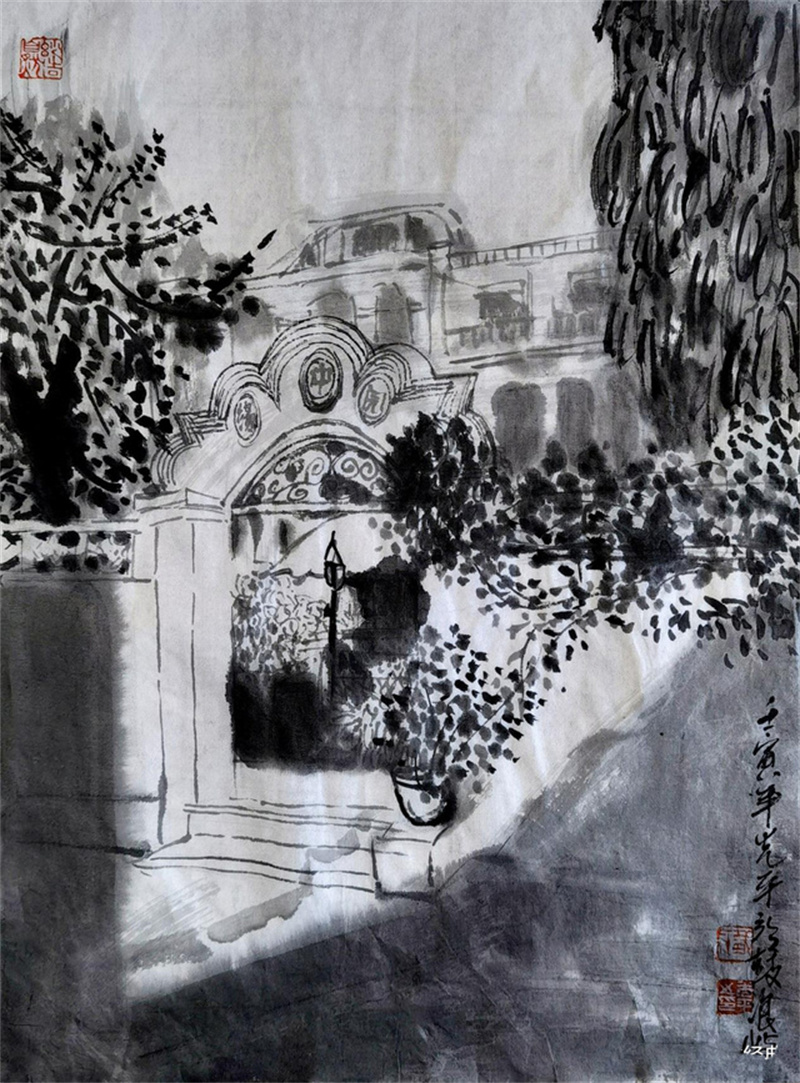 《鼓浪屿风景写生之四》35×46cm