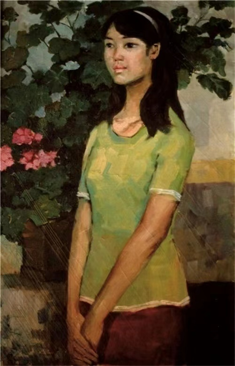 12《少女肖像》73×54cm