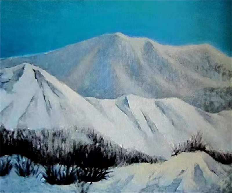 23《长白雪韵》65×50cm