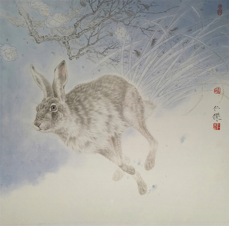 《西风疾》50×50cm 2022年