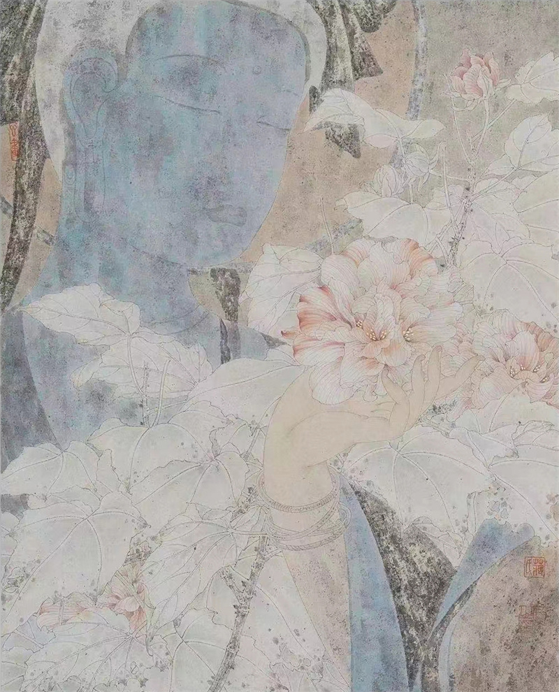 《花语.之一》40×50cm 2015年