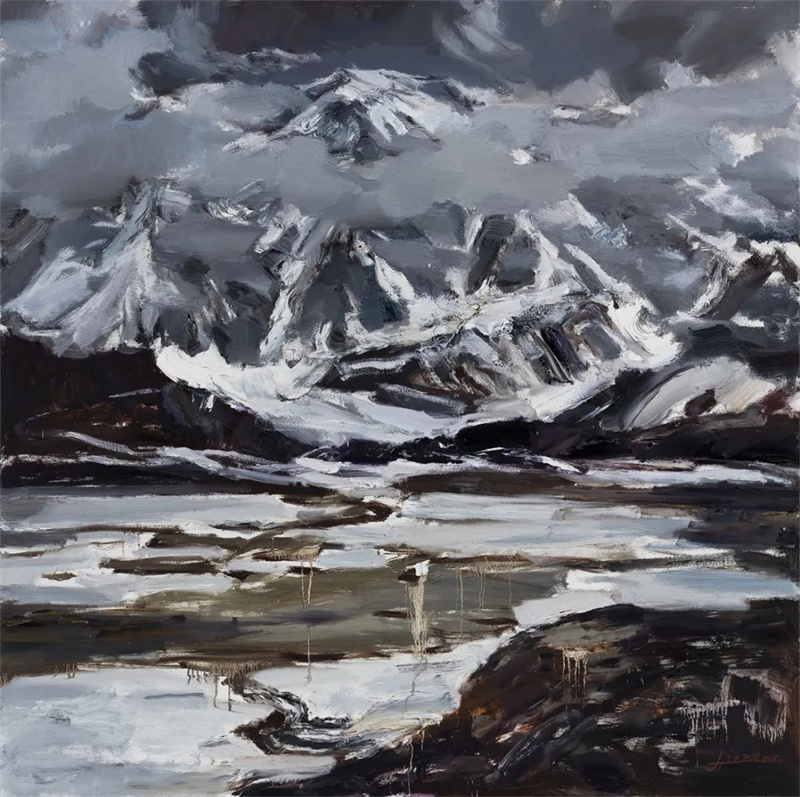 《交响乐系列》之三 150×150cm 布面油画 2015年