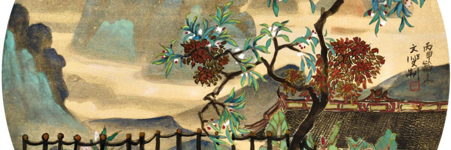 千里青绿，敷彩古雅——杜文斐作品赏析